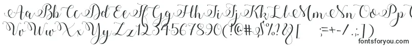 Adyana-fontti – Kalligrafiafontit