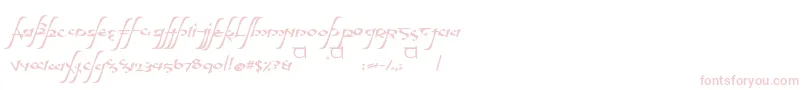 フォントaelfa – ピンクのフォント