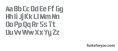 Aero Matics Stencil Regular-fontti