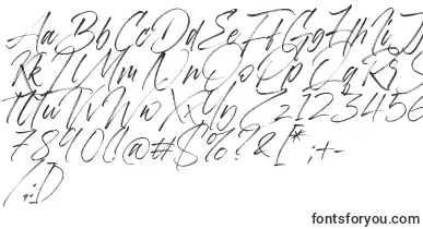 Aerobrush font – drawn Fonts