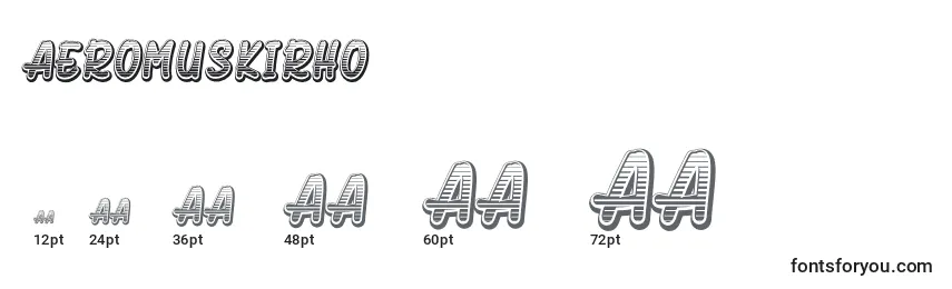 AeromusKirho Font Sizes