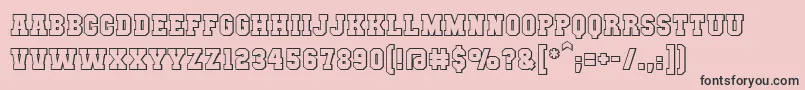 Mutantacademydcbb Font – Black Fonts on Pink Background