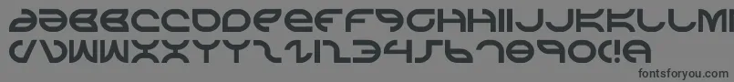 aetherfox Font – Black Fonts on Gray Background