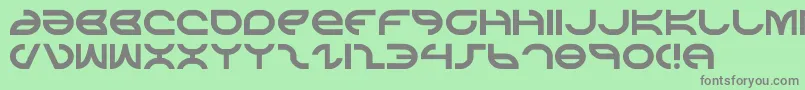 aetherfox Font – Gray Fonts on Green Background