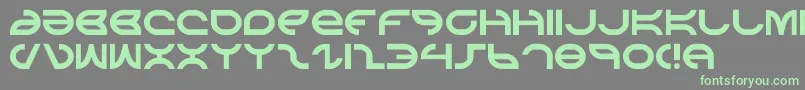 aetherfox Font – Green Fonts on Gray Background