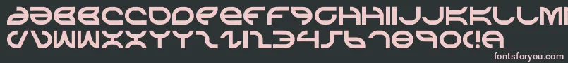 aetherfox Font – Pink Fonts on Black Background