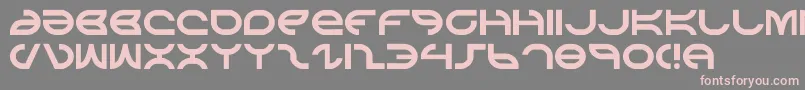 aetherfox Font – Pink Fonts on Gray Background