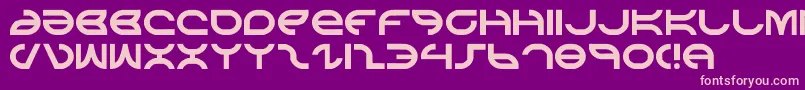 aetherfox Font – Pink Fonts on Purple Background