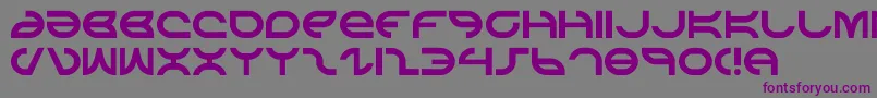 aetherfox Font – Purple Fonts on Gray Background