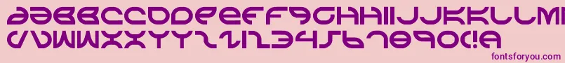 aetherfox Font – Purple Fonts on Pink Background