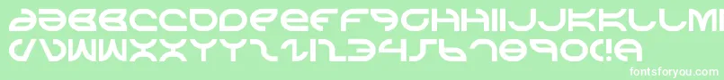 aetherfox Font – White Fonts on Green Background