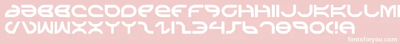 aetherfox Font – White Fonts on Pink Background