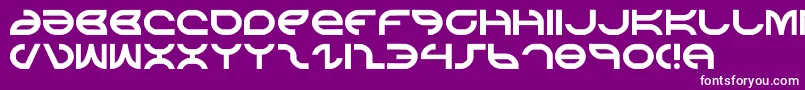 aetherfox Font – White Fonts on Purple Background