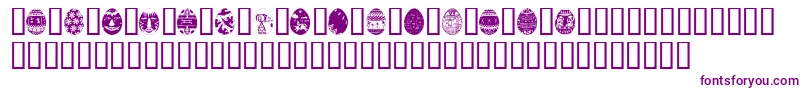 AfricanEggs Font – Purple Fonts on White Background