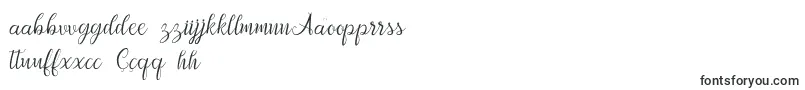 Шрифт Afrile script – узбекские шрифты