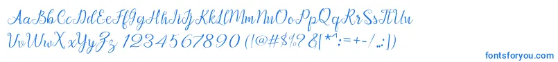 Afrile script Font – Blue Fonts