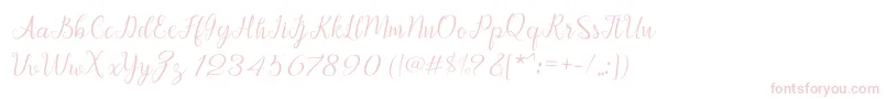 Afrile script Font – Pink Fonts