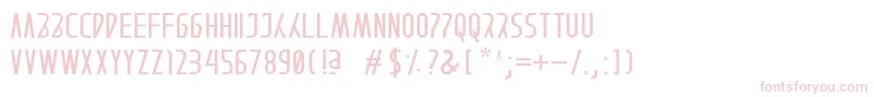AFTERAIN Font – Pink Fonts on White Background