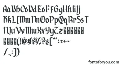 Afterkilly font – medieval Fonts