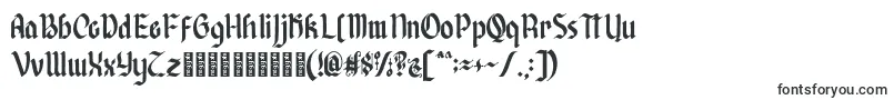 Шрифт Afterkilly – средневековые шрифты