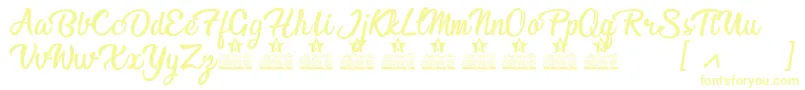 Afternoon in Stereo Personal Use Font – Yellow Fonts