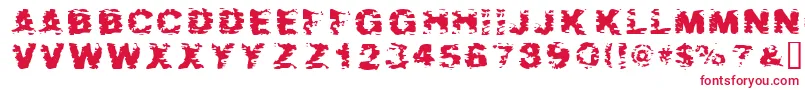 AFTES    Font – Red Fonts on White Background