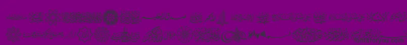 AGA Islamic Phrases Font – Black Fonts on Purple Background