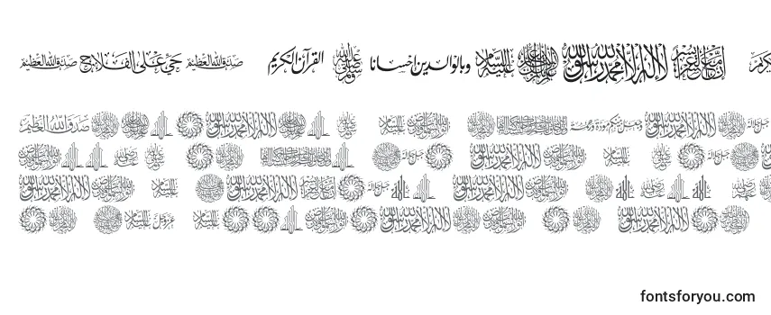 Czcionka AGA Islamic Phrases