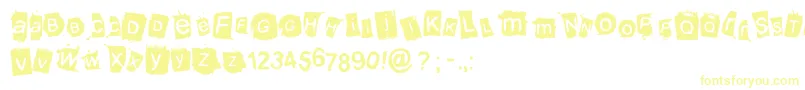 Krooked Font – Yellow Fonts