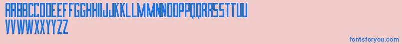 ImnovaSt Font – Blue Fonts on Pink Background