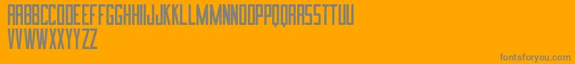 ImnovaSt Font – Gray Fonts on Orange Background