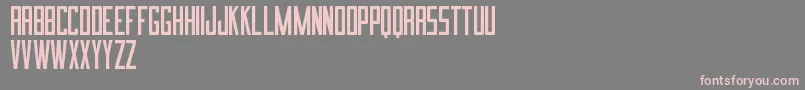 ImnovaSt Font – Pink Fonts on Gray Background