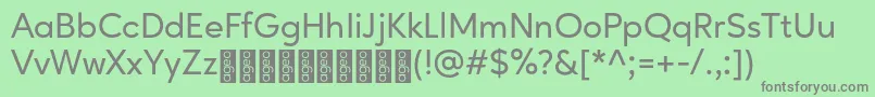 AgeoPersonalUse Medium Font – Gray Fonts on Green Background