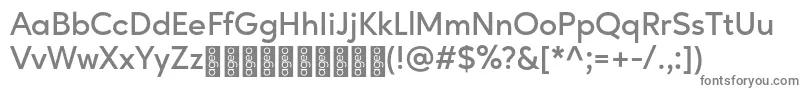 AgeoPersonalUse SemiBold Font – Gray Fonts on White Background