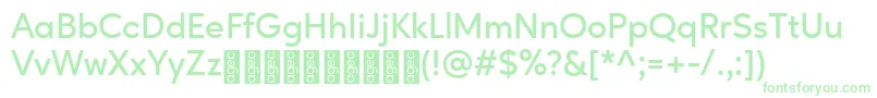 AgeoPersonalUse SemiBold Font – Green Fonts