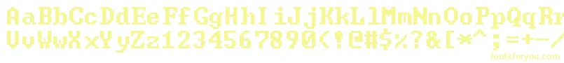 Greenscr-Schriftart – Gelbe Schriften