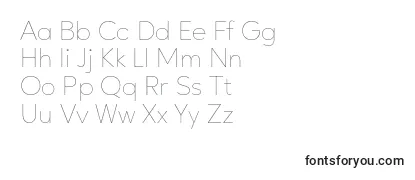 AgeoPersonalUse Thin Font