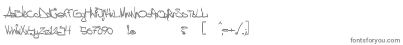 aggstock-Schriftart – Graue Schriften auf weißem Hintergrund