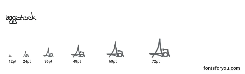 Tamaños de fuente Aggstock (118874)