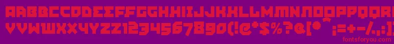 AGITPM   Font – Red Fonts on Purple Background