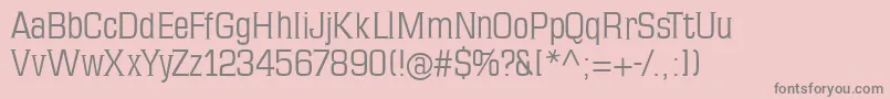 Mkseriftallx Font – Gray Fonts on Pink Background