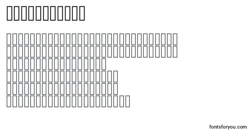 Шрифт Agriculture (118880) – алфавит, цифры, специальные символы