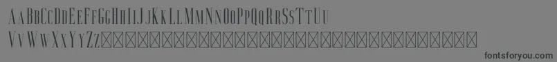 Aguero Serif Font – Black Fonts on Gray Background