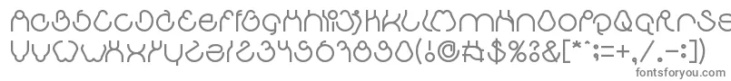 フォントaha experience – 白い背景に灰色の文字