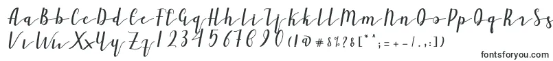 Ailand-fontti – Käsinkirjoitetut fontit