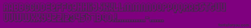 フォントAIR      – 紫の背景に黒い文字