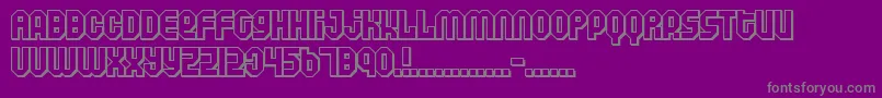 Шрифт AIR      – серые шрифты на фиолетовом фоне
