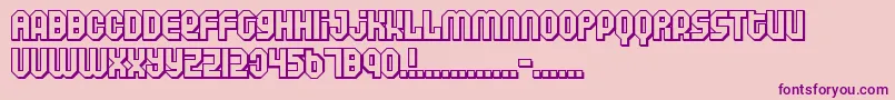 Шрифт AIR      – фиолетовые шрифты на розовом фоне