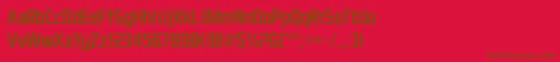 Подробнее о шрифте AireExterior Шрифт AireExterior – коричневые шрифты на красном фоне