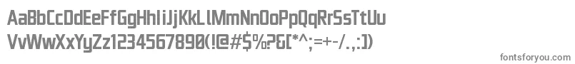 フォントAireExterior – 白い背景に灰色の文字